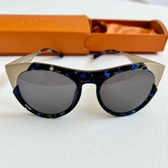 Smoke x Mirrors Zoubisou Blue Glam Sunglasses SM131 B3-3 - Picture 4 of 5